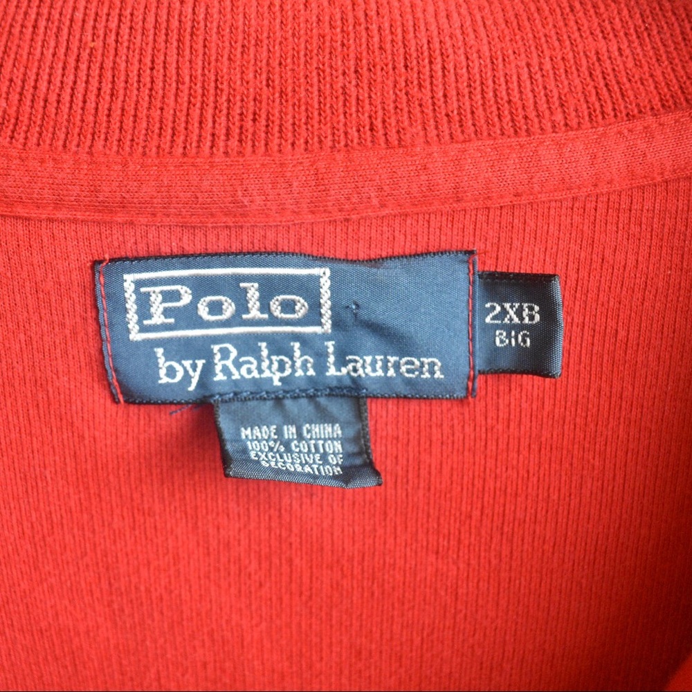 Polo by Ralph Lauren Half Zip Sweater Pull Over - Picture 7 of 8